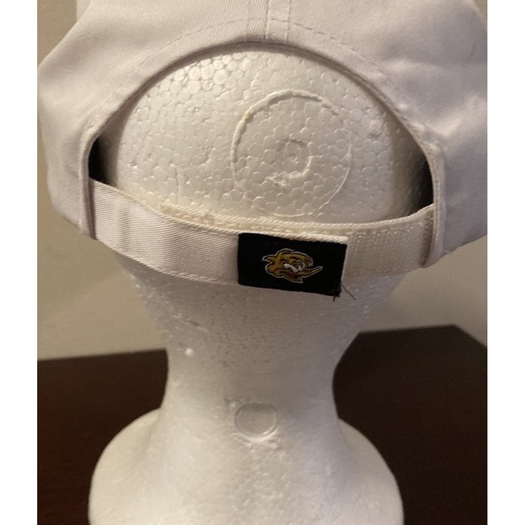 Woodville PECKERS‎ Hat Baseball Cap ADJUSTABLE White Embroidered Logo - Picture 4 of 6